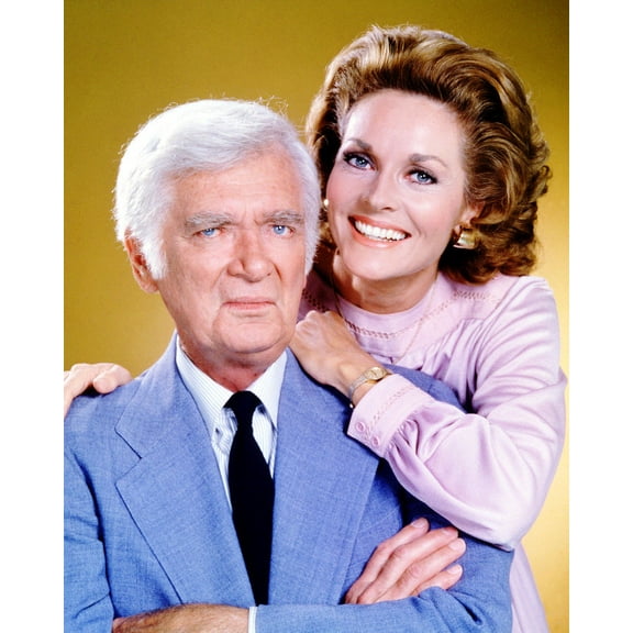 Lee Meriwether Buddy Ebsen Barnaby Jones 24X36 Classic Hollywood Poster TV Show Studio Portrait