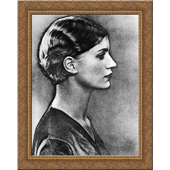 Lee Miller 20x24 Gold Ornate Wood Framed Canvas Art by Ray, Man