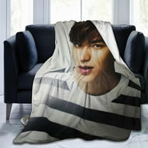Lee Min-ho Throw Blanket Fleece Blanket Lightweight Soft Flannel Living Room Bedroom Sofa Quilt Blankets All Season Air Conditioning Blanket