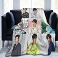 thumbnail image 1 of Lee Min-ho Throw Blanket Fleece Blanket Lightweight Soft Flannel Living Room Bedroom Sofa Quilt Blankets All Season Air Conditioning Blanket, 1 of 5