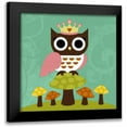 thumbnail image 1 of Lee, Nancy 12x12 Black Modern Framed Museum Art Print Titled - Princess Owl, 1 of 5