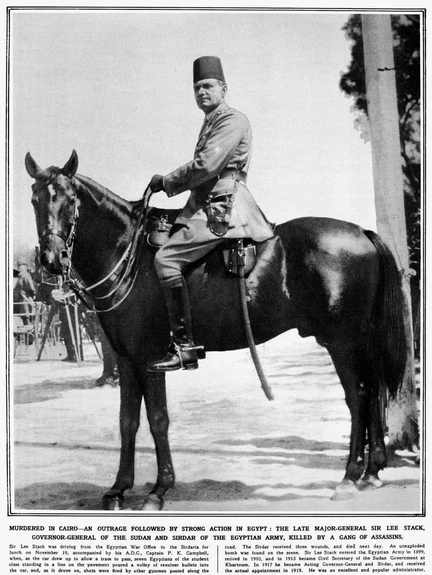 Lee Oliver Stack N(1868-1924). Sir Lee Oliver Fitzmaurice Stack ...