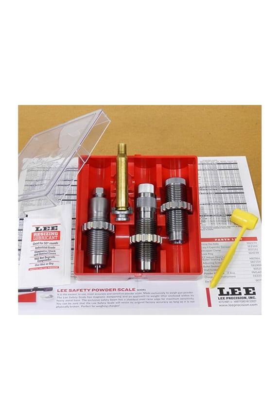 Lee Pacesetter 308 Winchester Full Length Sizing, Bullet Seating, Factory Crimp 3 Die Set