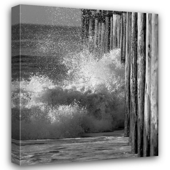 Lee Peterson 26x30 Gallery Wrapped Canvas Wall Art Titled - Wave VII