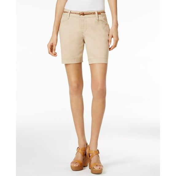 Lee Platinum Petite Georgia Belted Shorts Bungalow 10P
