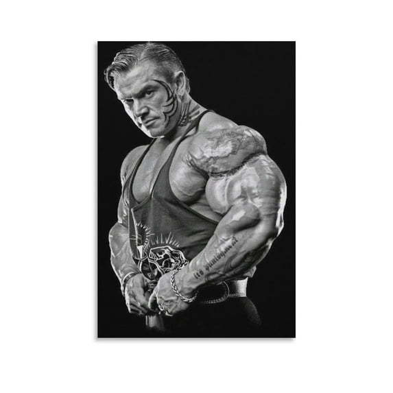 Lee Priest Bodybuilder Fitness Art Poster 14 Canvas Wall Art Print For Room Aesthetic And Decor Poster For Bedroom Living Room Bathroom Kitchen Office Decor
