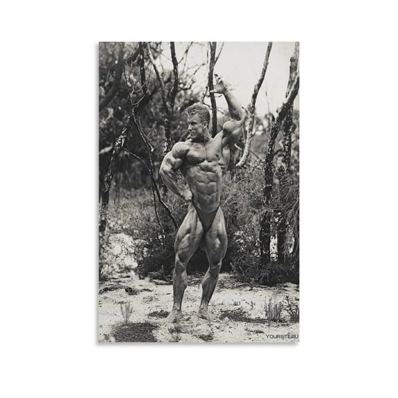 Lee Priest Bodybuilder Fitness Art Poster 18 Canvas Wall Art Print For Room Aesthetic And Decor Poster For Bedroom Living Room Bathroom Kitchen Office Decor