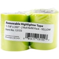 thumbnail image 1 of Lee Products Removable Highlighter Tape 1-7/8"X393" 2/Pkg-Yellow, 1 of 2