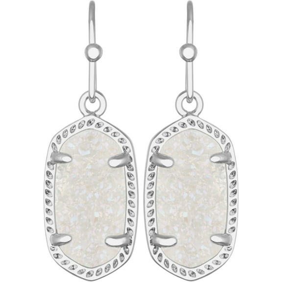 Kendra Scott Lee Rhodium Earrings - 4217711449
