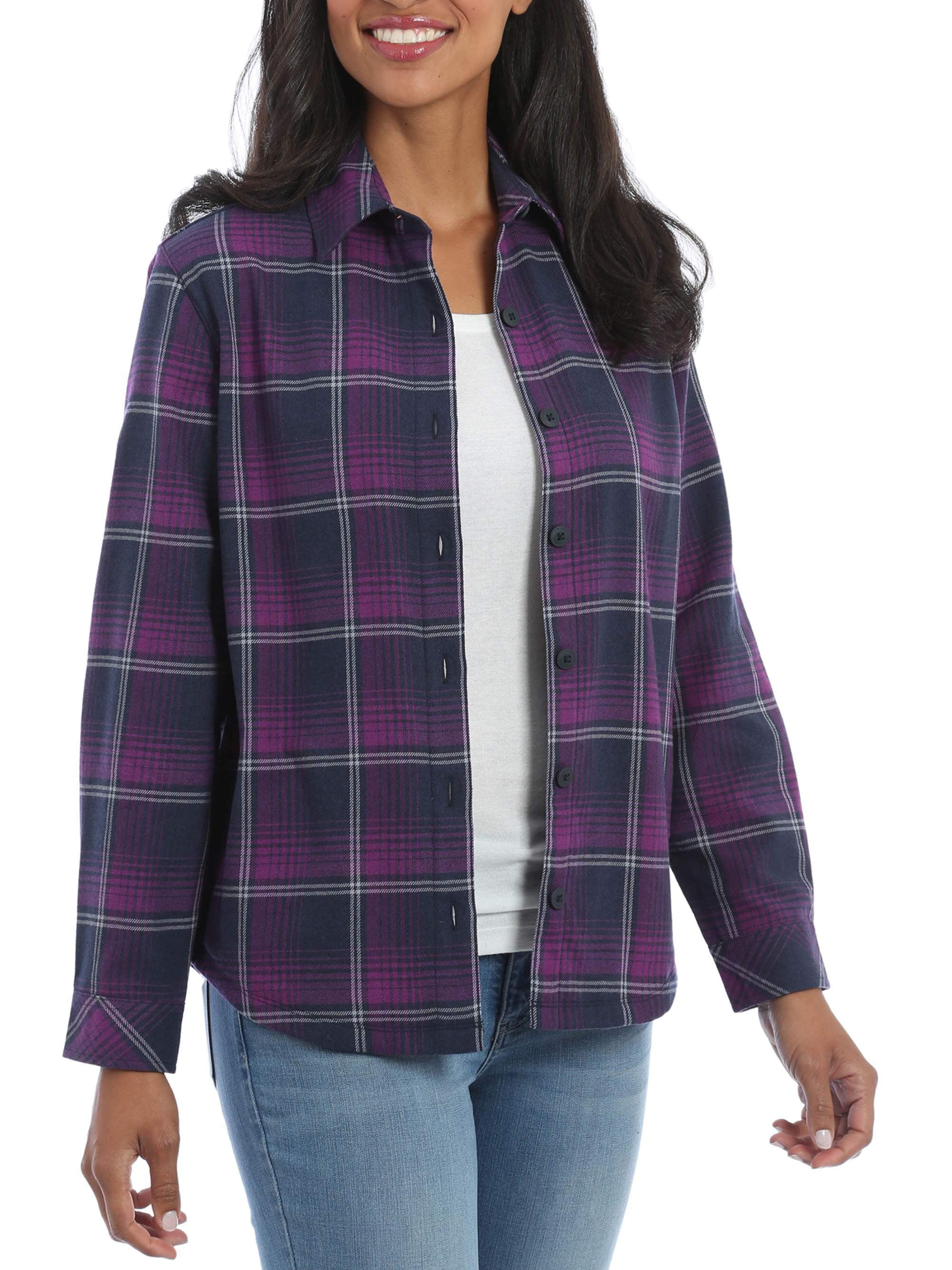 Lee Riders Women's Fleece Lined Flannel Shirt