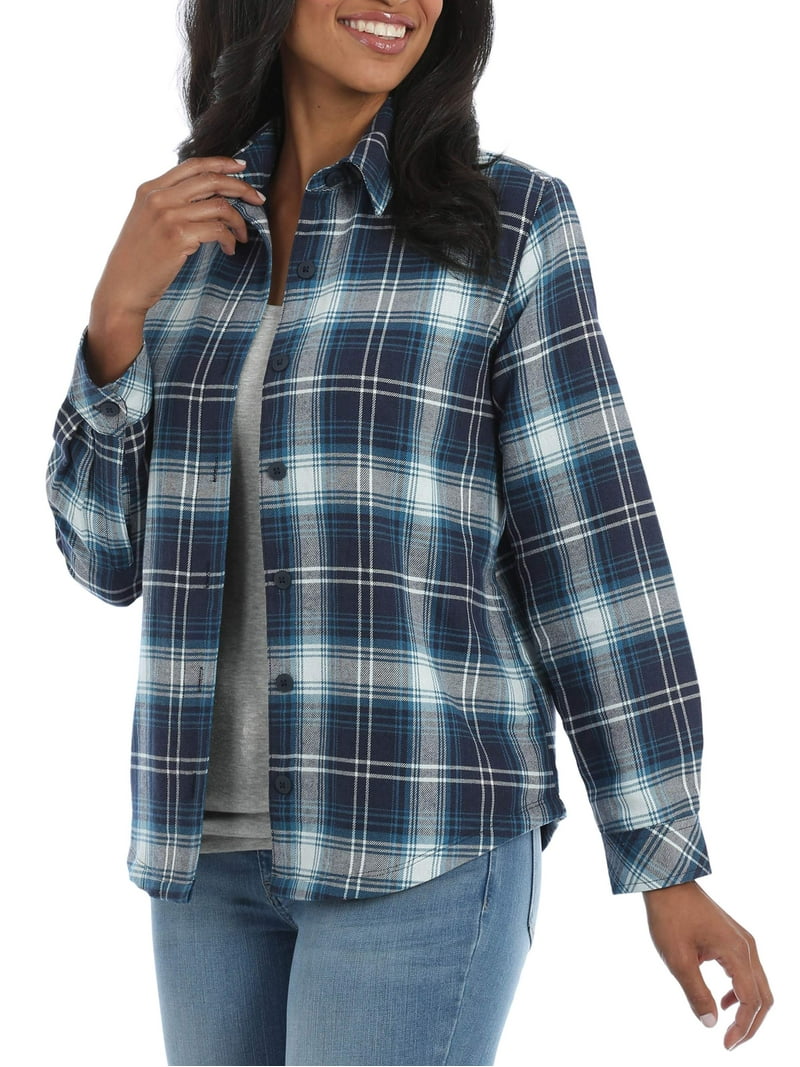 Lee Riders Women's Fleece Lined Flannel Shirt