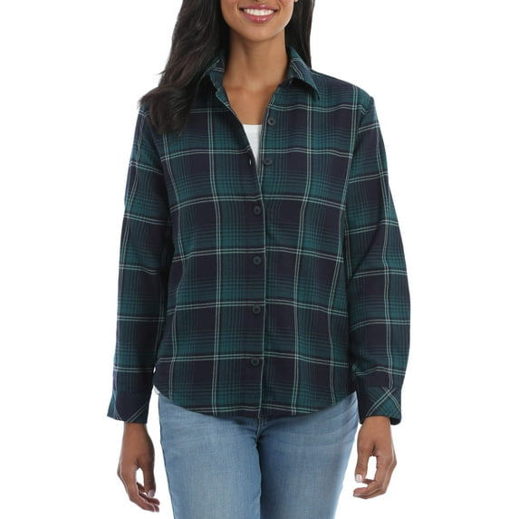 Lee Riders Women's Fleece Lined Flannel Shirt