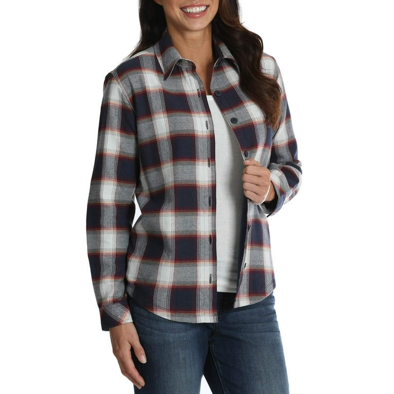 Riders by lee women's fleece lined flannel shirt sale