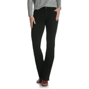 Jean Femme Riders By Lee Bootcut Taille 36/32 Noir Délavé - Coupe Mid-rise, Coton/élasthanne, Occasion TB