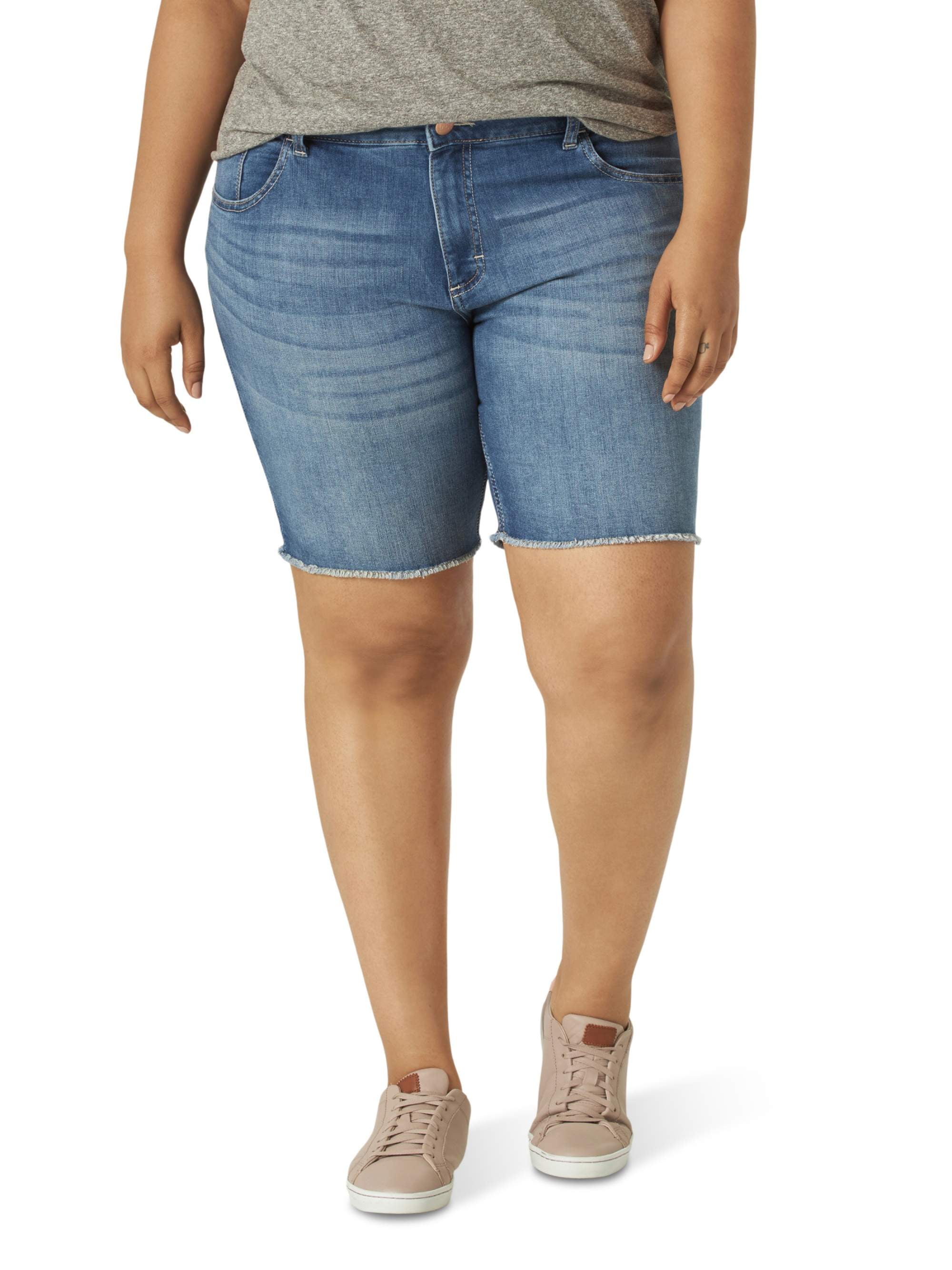 Lee rider shorts plus size clearance