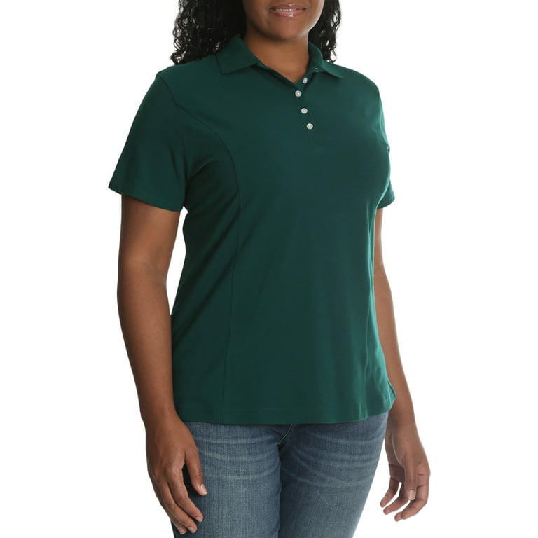 Lee Riders Women's Plus Size Short Sleeve Knit Everyday Essential