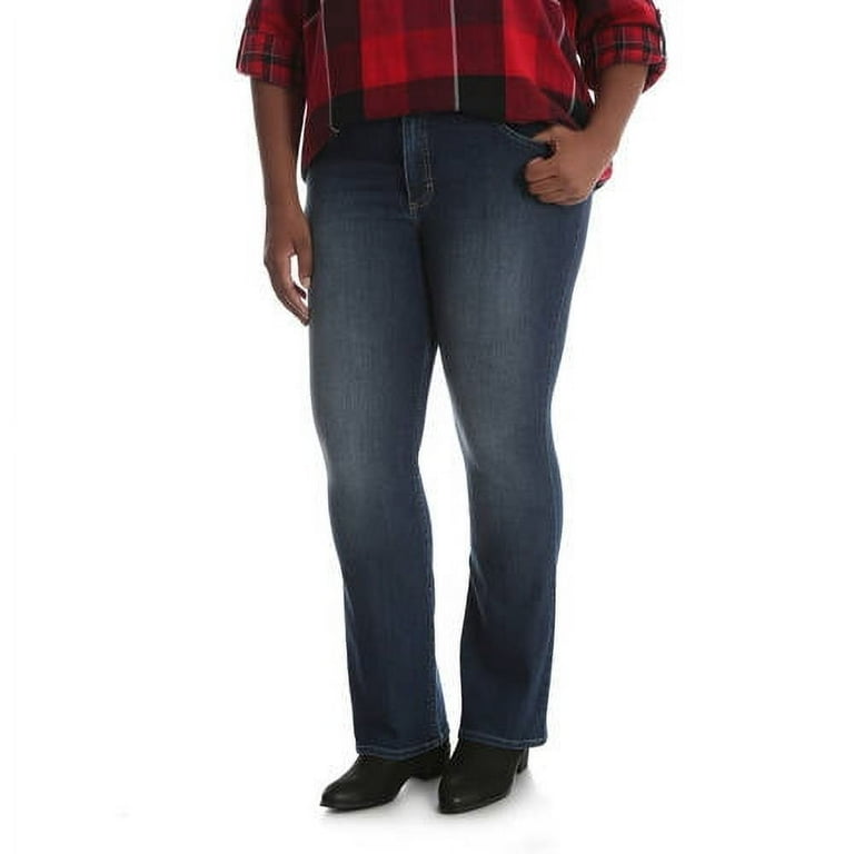 Lee Riders Women s Plus Size Slender Stretch Bootcut Jean Walmart