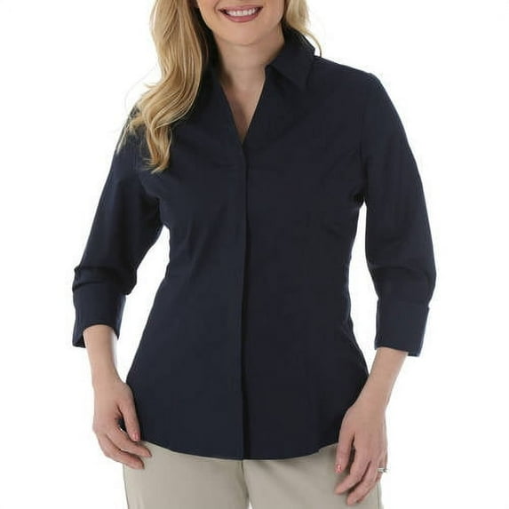 Lee Riders Women's ¾ Sleeve Classic Career Shirt