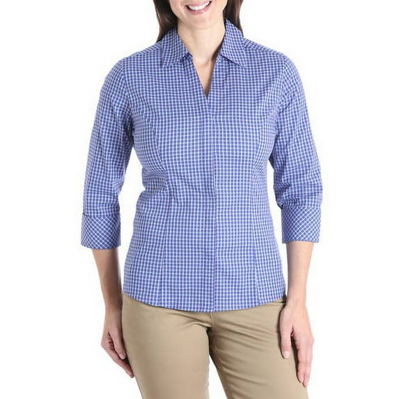 Lee Riders Women's ¾ Sleeve Classic Career Shirt