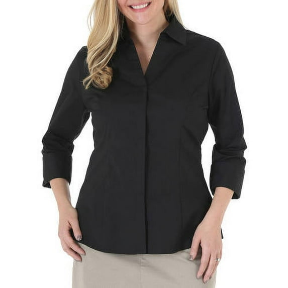 Lee Riders Women's ¾ Sleeve Classic Career Shirt