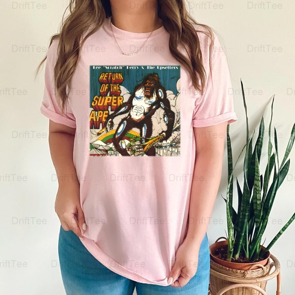 Lee Scratch Perry Upsetters Super Ape Vintage Retro Reggae Dub Music T-Shirt Unisex, up to 5XL