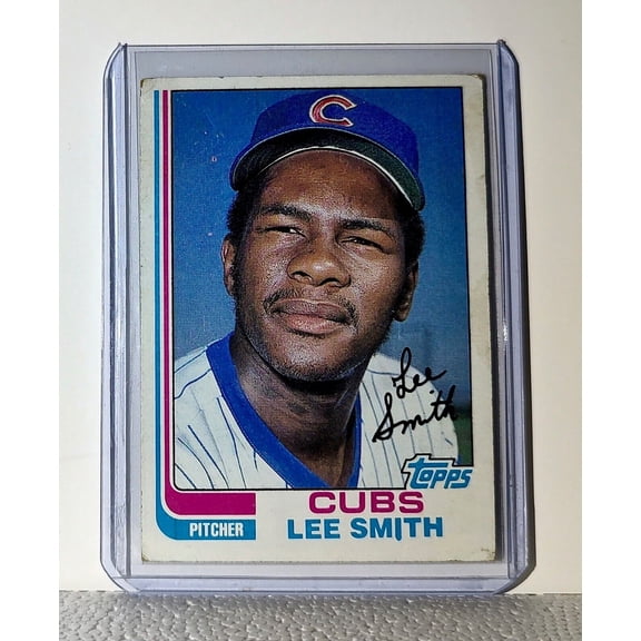 Lee Smith 1982 Donruss MLB #452 Baseball Card Chicago Cubs