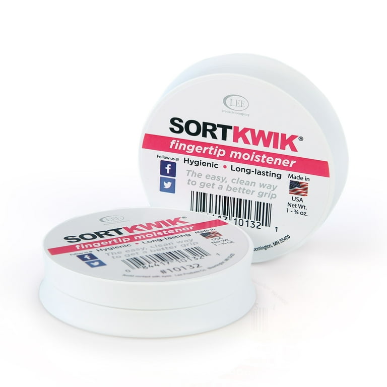Sortkwik Fingertip Moisteners, 1.75 oz, Pink, 2/Pack Sortkwik Fingertip Moisteners, 1.75 oz, Pink, 2/Pack