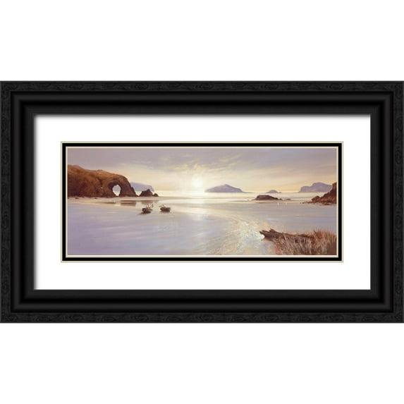 Lee, Spencer 24x12 Black Ornate Wood Framed with Double Matting Museum Art Print Titled - HOMECOMING I
