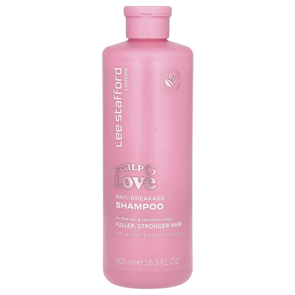 Lee Stafford Scalp Love, Anti-Breakage Shampoo, For Fine Hair & Sensitive Scalps, 16.9 fl oz (500 ml)