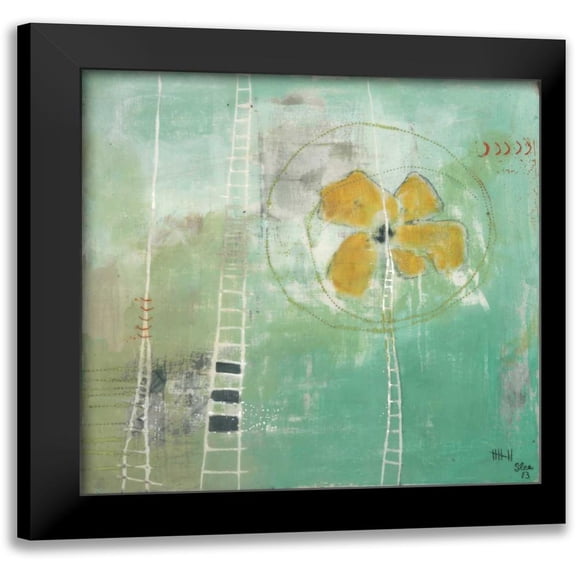 Lee, Stephanie 12x12 Black Modern Framed Museum Art Print Titled - Spring Has Sprung II
