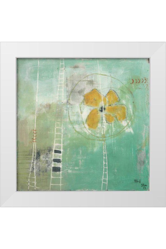 Lee, Stephanie 12x12 White Modern Wood Framed Museum Art Print Titled - Spring Has Sprung II