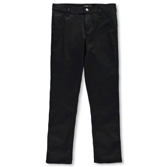 Lee Uniforms Big Girls’ Junior Low-Rise Skinny Pants (Junior Sizes 0 – 17) Color: black Size: junior 7