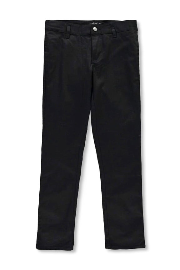 Uniforms Big Girls’ Junior Low-Rise Skinny Pants (Junior Sizes 0 – 17) Color: black Size: junior 7