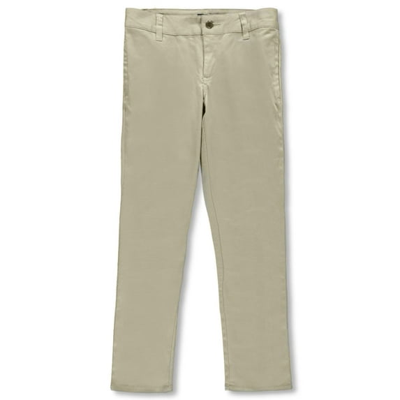 Lee Uniforms Big Girls’ Junior Low-Rise Skinny Pants (Junior Sizes 0 – 17) Color: khaki Size: junior 1