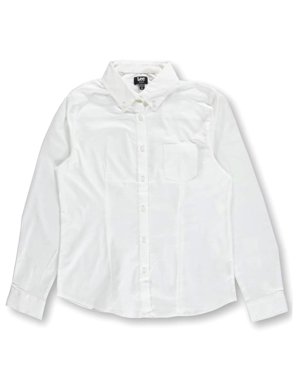 Lee Uniforms Big Girls' Junior "Stretch Oxford" ButtonDown Blouse (Big