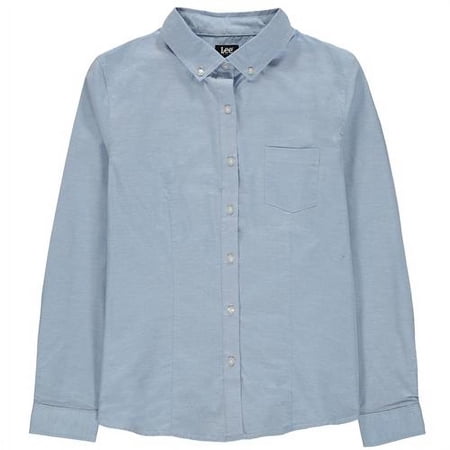 Lee Uniforms Juniors 8-20 Stretch Oxford Blouse