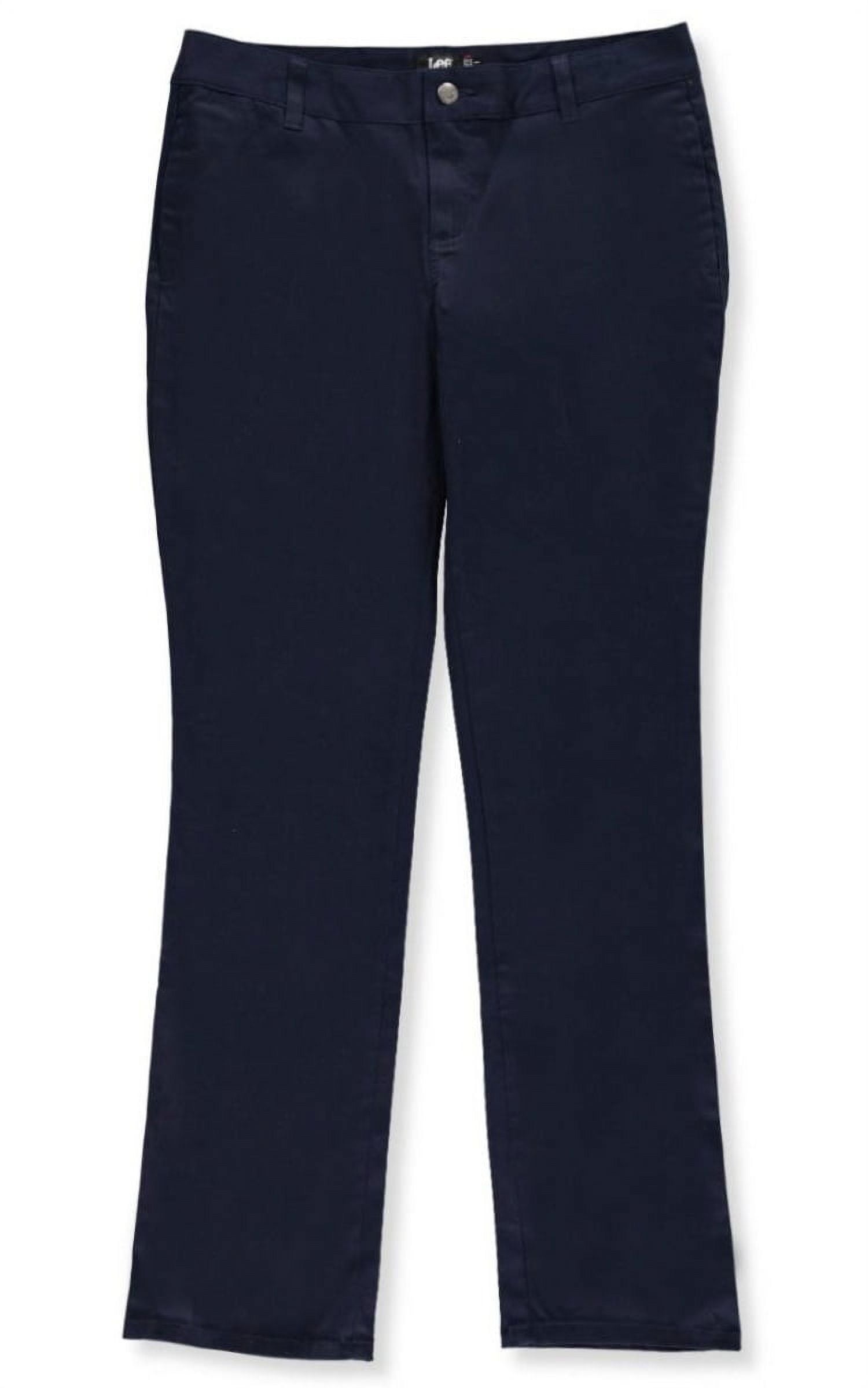 Lee Uniforms Juniors Original Straight Leg Pant, Sizes 117