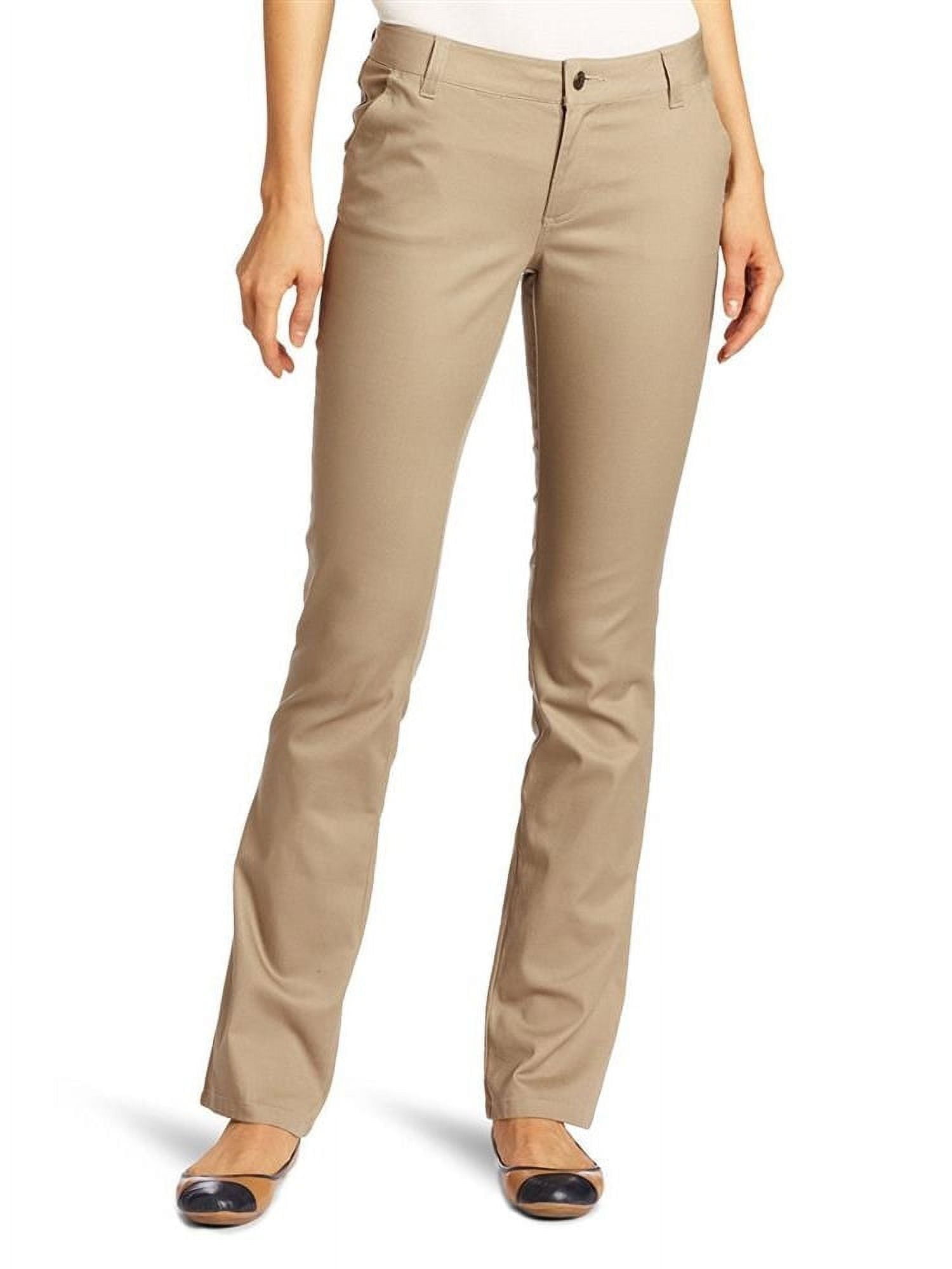 Lee uniforms juniors best sale original straight leg pant