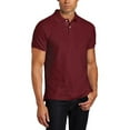 thumbnail image 1 of Lee Uniforms Mens Modern Fit Short Sleeve Polo Shirt Burgundy / Large, 1 of 7