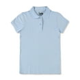thumbnail image 1 of Lee Uniforms "Standard Fit" S/S Pique Polo (Junior Sizes S - 3XL) - blue, xl (Big Girls), 1 of 2