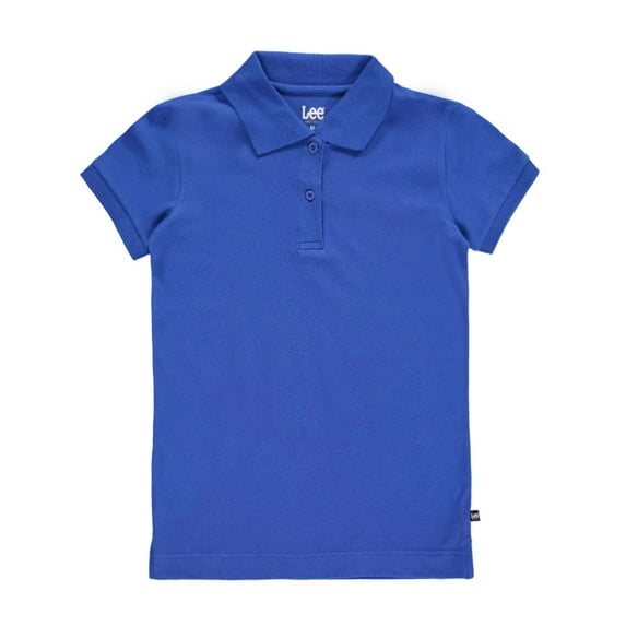 Lee Uniforms "Standard Fit" S/S Pique Polo (Junior Sizes S - 3XL) - royal blue, xl (Big Girls)
