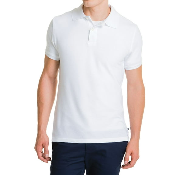 Lee Uniforms “Standard Fit” S/S Unisex Pique Polo (Adult Sizes S – XXL) Color: white Size: s