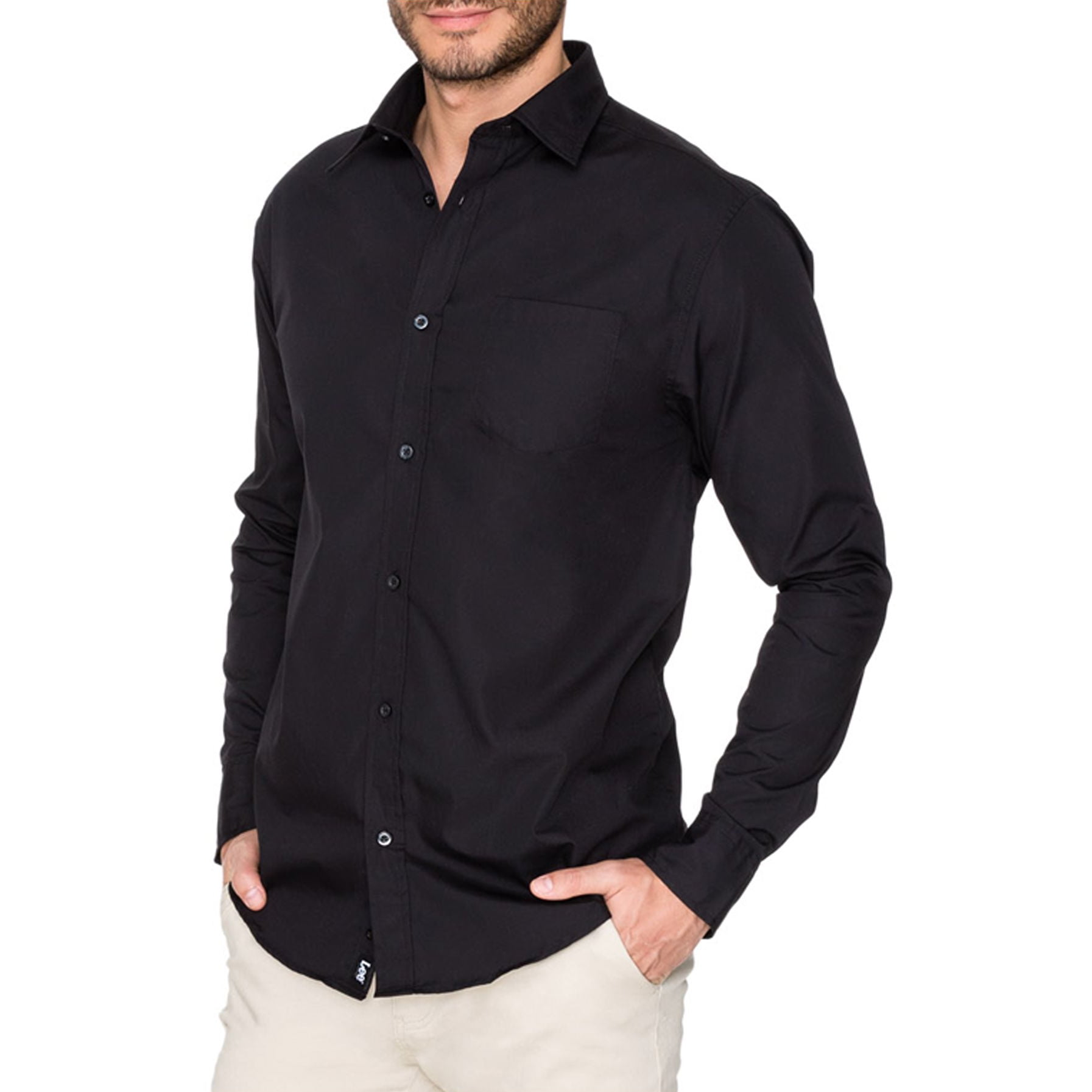 Lee Uniforms Young Men's Long Sleeve Dress Shirt - Walmart.com