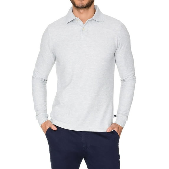 Lee Uniforms Young Men's Modern Fit Long Sleeve Polo