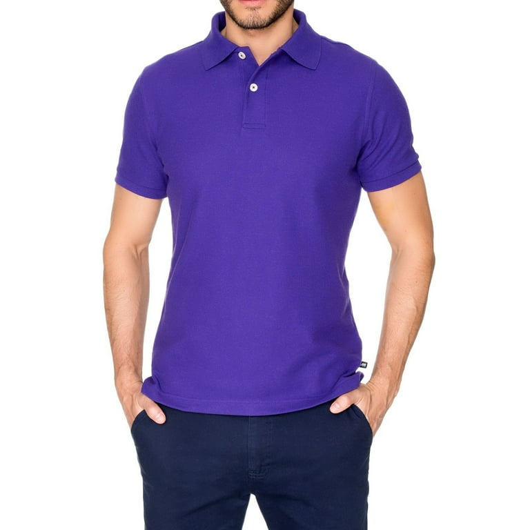 Lee uniforms men's modern fit short sleeve polo shop shirt