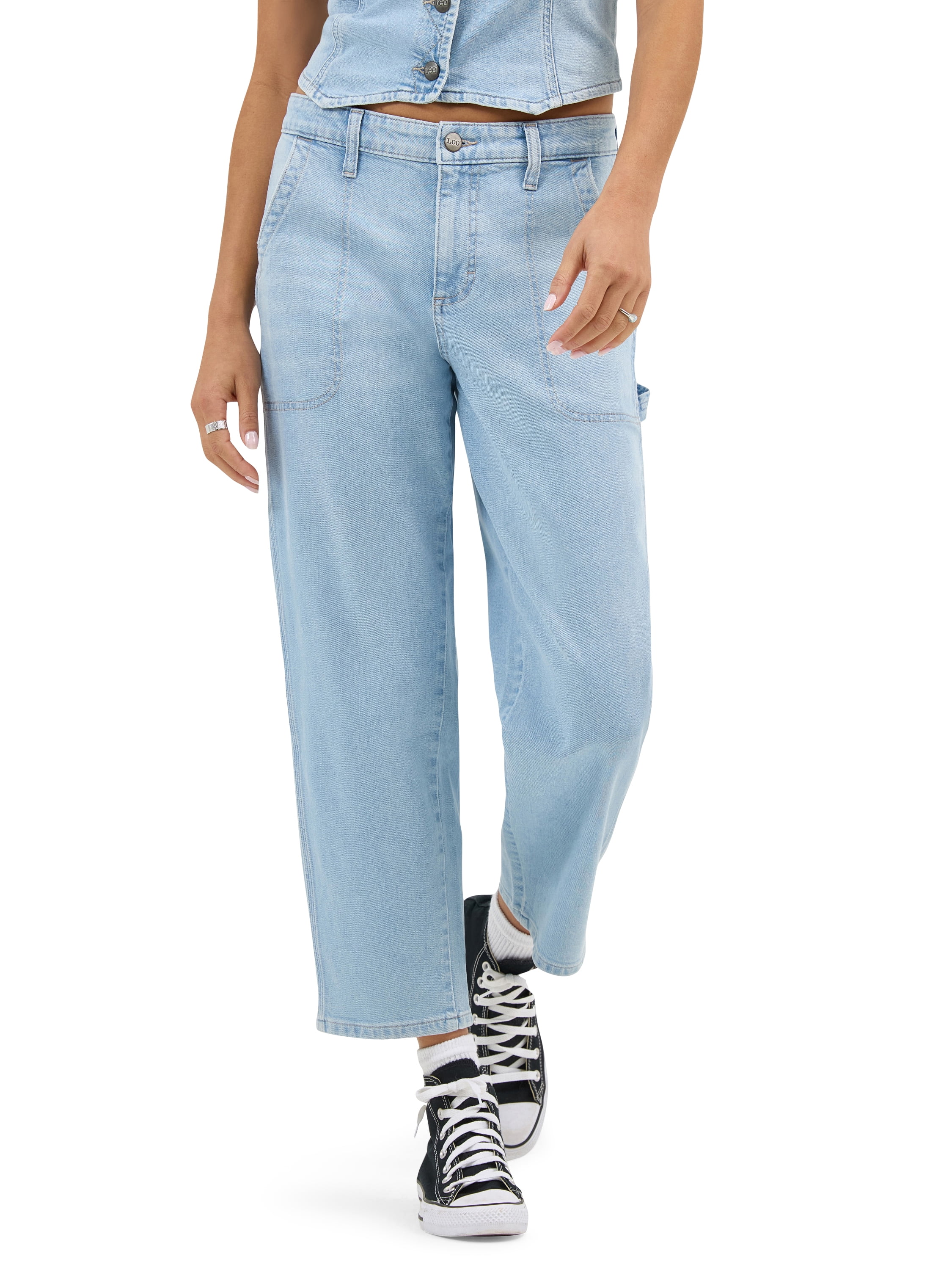 Women's Heritage Slim Straight Carpenter Crop Pant, Sizes 2-18