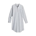 thumbnail image 1 of Lee Valley, Ireland Men's Irish Grandfather Nightshirt - Striped Blue Flannel, 1 of 4
