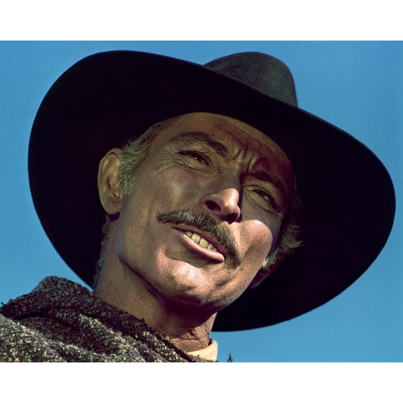 Lee Van Cleef Iconic Spaghetti Western Portrait In Hat 24X36 Classic Hollywood Poster