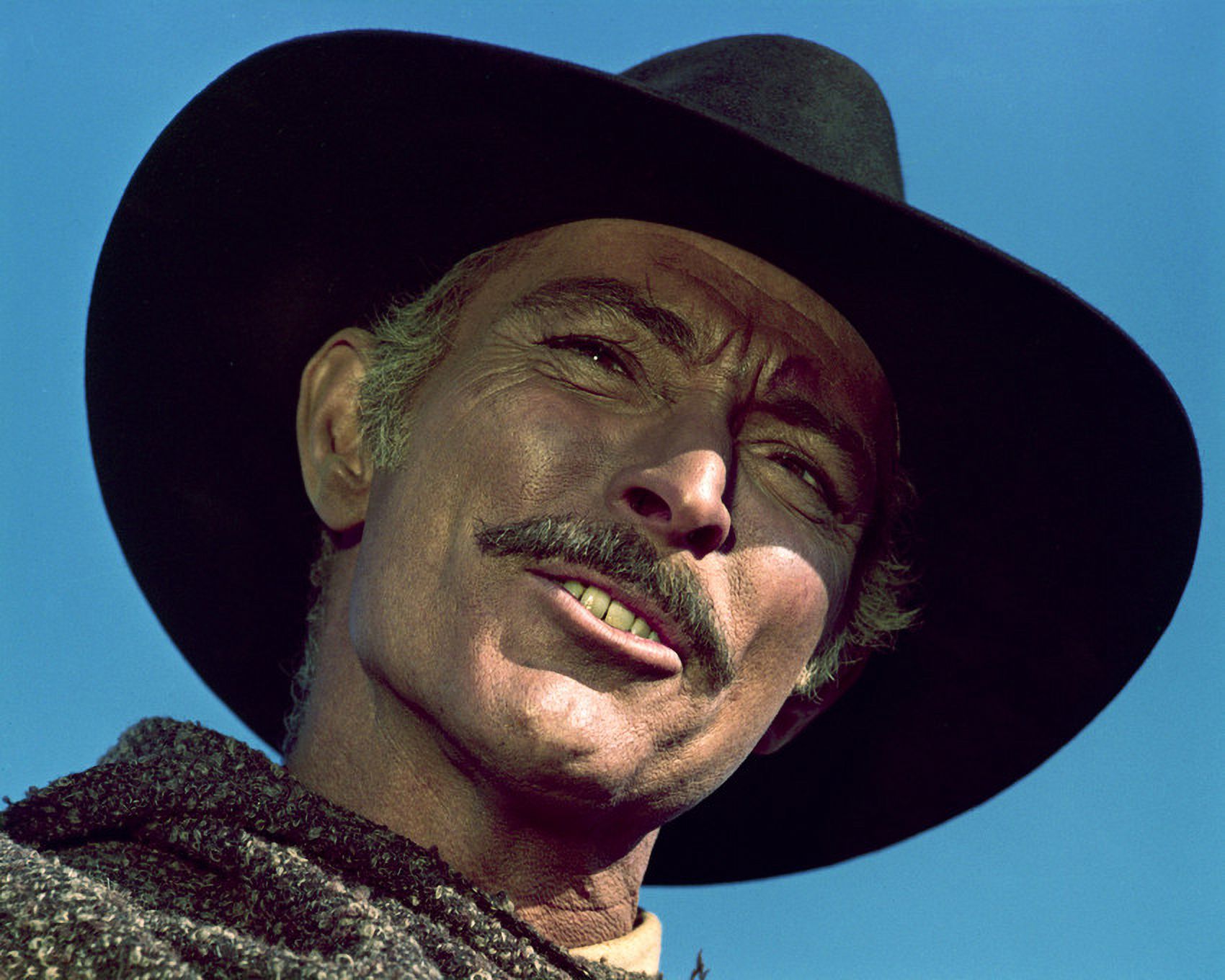 Lee Van Cleef Iconic Spaghetti Western Portrait In Hat 24X36 Classic 