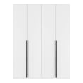 thumbnail image 1 of Lee Wardrobe Closet 1.0 from Engineered Wood in White - Set of 2, 1 of 16